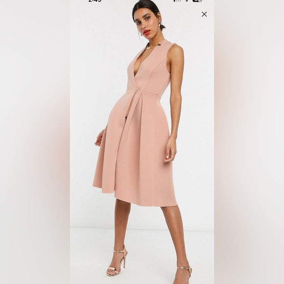 ASOS Design tux style dress - Picture 2 of 3